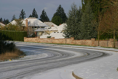 First snowfall, Tuesday November 23, 2010